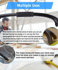 Heavy Duty Miter Saw Hold Down Stick Rock Solid Workholding Extension Top Shelf Woodworking Safety Push Bar for precision cuts