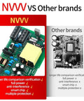 NWVV power board with features compared to other brands board without features