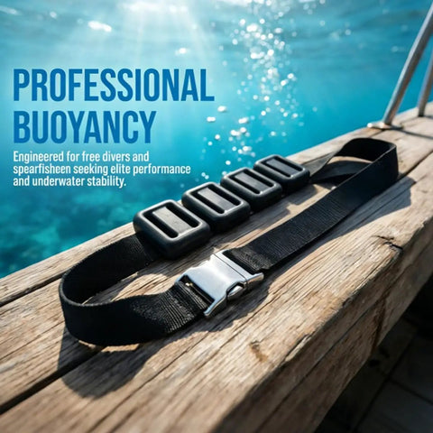 4 Pcs Scuba Weight Belt Set With Coated Lead Blocks And Nylon Belt, 2.2 Lb Total Weight, Dive Weights For Free Diving, Spearfishing