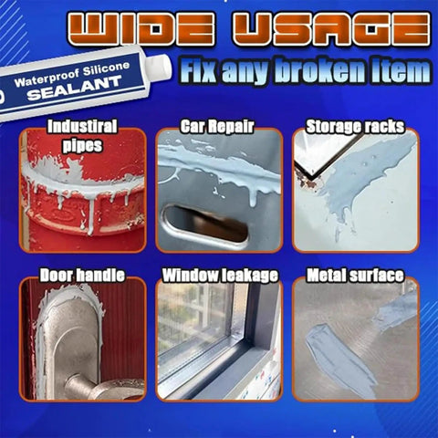 Pro Grade Hella Strong Heavy Duty Waterproof Sealant And Slick Adhesive For Driveways Roofs Rvs And Home Fixes That Grips Hard Every Single Day Without Giving You Any Headache At All applied on various surfaces like metal, wood, and pipes.