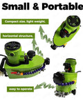Heavy Duty Handheld Glass Edge Polisher With Ten Grinding Wheels And 8000 RPM For Smooth As Silk Straight Or Rounded Corners On Acrylic Marble Ceramic Tile Job Ready, compact and portable design.