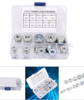 Ultimate 14 Pcs Oil Pan Drain Plug Set With Hex Socket Flange Nuts And M8 To M22 Bolts For Cars, Trucks And Machinery That Fit Like A Charm And Save Your Gears. Plastic case with 14 metric steel hex socket oil drain plugs M8-M22