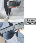Measurement of thickened material on Heavy Duty Stainless Steel 3 Tier Work Bench With Perforated Side Panel And Wide Top.