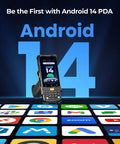 Android 14 Barcode Scanner With Pistol Grip A Real Warehouse Beast Honeywell HS7 QR displayed on app background