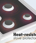 Reusable Gas Range Protectors For LG Stoves, Nonstick And Washable Stove Liners, Heat Resistant Over 300C, Mess-Proof Easy Clean