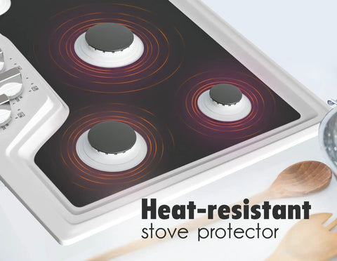 Reusable Gas Range Protectors For LG Stoves, Nonstick And Washable Stove Liners, Heat Resistant Over 300C, Mess-Proof Easy Clean