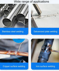 Wide range of applications for Quick Dry Colorless Copper Soldering Flux Liquid For Nickel And Copper Metal Tasteless No Water Cleaning Solder Flux 30ml or 80ml Bottle, including stainless steel, galvanized plate, copper, and iron surface welding