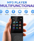 Hand holding 64GB Bluetooth MP3 Player With HiFi Sound For Runners And Fitness Fans, 2.4 Inch Screen, Built In Speaker shown