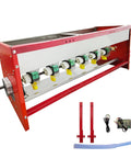 Tricycle Rear Mounted Electric Fertilizer Spreader For Broadcast Spreading 80 To 100 Kg Capacity Three Wheel Farm Spreader
