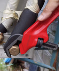Nine And A Half Inch Hex Offset Wrench With One Eighth To Two And Five Eighths Inches Capacity in use on valve nut.
