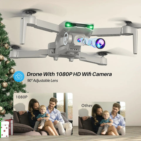 Foldable Camera Drone For Kids And Adults With Altitude Hold And Optical Flow Positioning Indoor Mini RC Quadcopter flying indoors