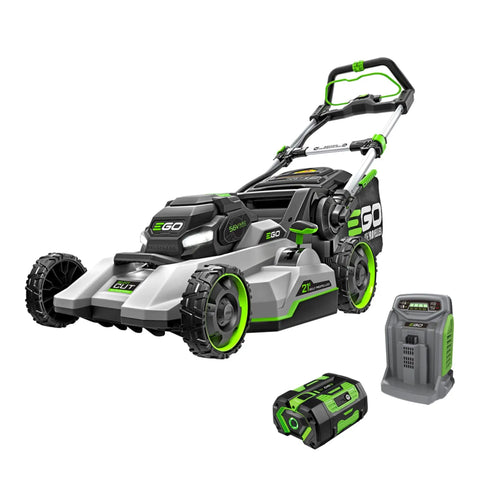 Cordless Self Propelled Electric Lawn Mower With Select Cut Blades And Touch Drive, 56V 7.5Ah ARC Lithium Battery, Rapid Charger