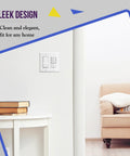 Heavy Duty 2 Gang White Decorator Light Switch And Outlet Wall Plate Cover Built From Slam Proof Polycarbonate Thermoplastic To Kick Heat And Fade To The Curb For Super Smooth Daily Install Jobs on a wall with books nearby.