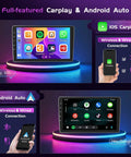Toyota Camry 2000 2006 Android Car Stereo With 9 Inch Touch Screen CarPlay Android Auto Plug And Play GPS Bluetooth Wi Fi Dash Kit Mirror Link SWC DSP EQ Backup Camera display.