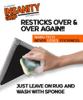 Hand washing Non Slip Rug Tape Peel And Stick Gripper For Hardwood Concrete And Carpeted Floors Keeps Rugs Welcome Mats And Area Rugs Secure Without Damage No Scissors Needed Ideal Home Essential For Indoor And Outdoor Use