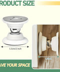 Magnetic Door Catch For RV Camper Caravan Motorhome And Boat, Heavy Duty Door Holder dimensions with white finish