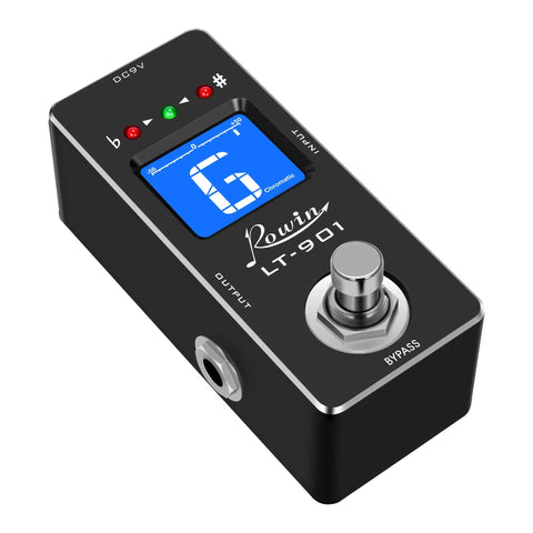 Chromatic Guitar Tuner Pedal With True Bypass Ultra Fast Tuning And LED Display Compact Design For Electric And Bass Guitars