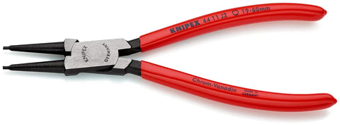 Internal Circlip Pliers Straight For Bore Diameters From 0.75 Inches Up To 2.359 Inches One Piece Forged Tips With Non Slip For Installing