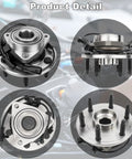 Pair Of Front Wheel Hub And Bearing Assemblies 515036 For 4WD Trucks And SUVs That Fit Silverado Sierra Avalanche 1500 Yukon