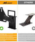 Heavy Duty Spare Tire Carrier Mount For Stake Pocket On Utility And Boat Trailers Built Tough 150 Lb Capacity steel construction