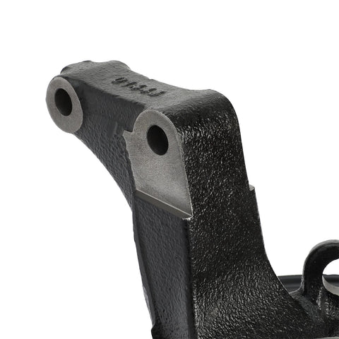 Close-up of Front Right Steering Knuckle Assembly For 2001 To 2004 Ford Escape And Mazda Tribute 2.0L 3.0L, metal texture visible.