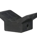 4 Inch by 4 Inch Rubber Bow Stop V Block Keeps Your Boat Hull Scratch Free and Keeps It Locked On Trailers Prevents Side to Side Shake Heavy Duty Protection for Your Boat Trailer, black