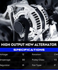 Close-up of plug and play alternator for Nissan Maxima 3.0L V6 and Murano 3.0L 2003 2007 and Infiniti I30 I35 3.0L V6