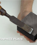 Hand holding tool and Two Pack Graphite Ingot Blocks For EDM Milling And Casting 99.9 Percent Purity Graphite Plate Blanks 50x50x20mm