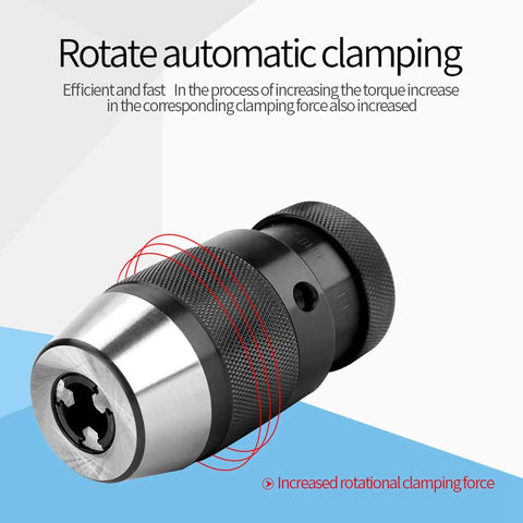 Killer Grip Keyless Drill Chuck 0 To 13 Mm With Half Inch Thread And B16 Taper Self Tightening Steel Mount For Lathe No Fuss Operation Straight Up Quality Gear