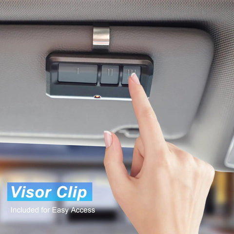 Universal Garage Door Opener Remote For LiftMaster Chamberlain Craftsman 893LM 893MAX with visor clip in car