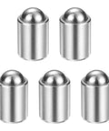 5 Pcs Ball Point Spring Plungers Stainless Steel 10Mm Diameter 13Mm Length 23 Newtons Force Heavy Duty Precision Beads