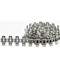 Heavy Duty 08B-1 Roller Chain Made From Top Tier 304 Stainless Steel with double bent ears, coiled for equipment transmission.