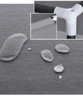 Close-up of waterproof fabric cover with water droplets on Portable Wardrobe Closet 49 x 17 x 66 Inch, Waterproof Fabric Cover.