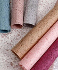 Five Sheet Flower Wrapping Mesh Paper In 19.68 Inches By 27.56 Inches Perfect For Bouquets And Gift Packaging rolled in colorful options