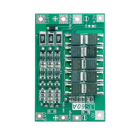 Built Tough 18650 Li Ion Battery Protection Circuit Board With Auto Balance 3s 60a Massive Discharge 10a Quick Charge Twin Pack