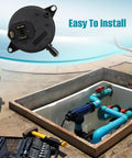 Air Flow Switch and Pressure Switch Replacement AFS for Pentair MasterTemp 125 200 300 400 Pool Heaters and Sta Rite Max E Therm Water Heaters Electrical System Compatible shown near installation site.