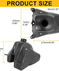 Gas Tank With Cap For CRF50 XR50 50cc 70cc 90cc 110cc 125cc Dirt Bikes Fits SSR TaoTao Coolster Baja DR49 SDG 107 Kazuma