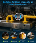 Three Quarter Inch NPT Gear Flow Meter For Oil And Coolants With Ultra Accurate Readout in industrial setting