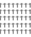 40 Piece M5 Stainless Steel Screws For Pot Lid Handles With Washers And Silicone Gaskets Heat Resistant Fixing Bolts