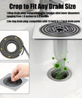 Two Pack Magnetic Drain Plugs With Anti Backflow Valve, Hair Filter, And Silicone Sealing Ring For Drains And Sewers 1.9 To 3.9 Inch