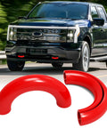 Ford Tow Hook Covers 2-Pack for F150 2004-2025, Bronco Base Big Bend Outer Banks 2021-2025, Toyota Tundra 2017-2021, Durable ABS Plastic in Red
