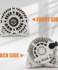 Heavy Duty 12V 110A Alternator For Nissan Altima 2.5L L4 2013 2014 2015 2016 2017 2018 Beefed Up Drop In Replacement front and back