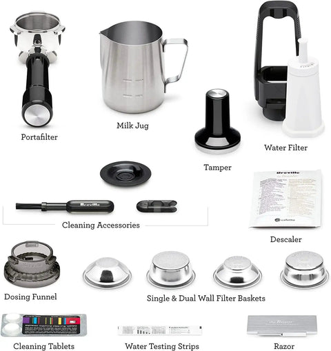 Barista Touch Espresso Machine With Built In Grinder And One Touch Dose Control For Home Baristas, Part Of The Barista Series accessories