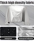 Top Shelf Jumbo Machine Cover Tough As Nails Breathable Rust Proof Fabric showcased in thick high density waterproof material.