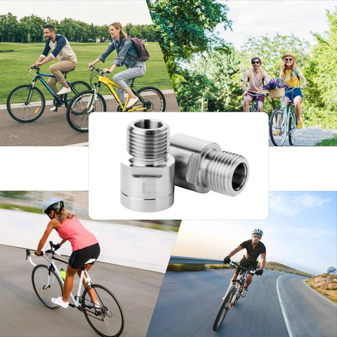 Bike Pedal Extenders 20mm Spacers For 9 16 Inch Threaded Pedals Fit MTB BMX Road SPD Anti Rust Chrome Moly Steel