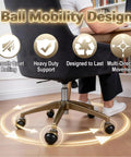 2 Inch Ball Caster Wheels Set Of 4 With Vintage Antique Brass Finish And Five Sixteenth Inch By One And A Half Inch Stem Heavy duty swivel furniture casters