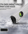 LYIYEYAN 24-Inch Magnetic Torpedo Spirit Level, Heavy Duty Ruler for Carpen with impact-proof corner guard design.