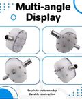 Multi-angle view of gear pump for viscous food fillers that handles honey and sesame butter like a boss, 5 to 10 L/min.