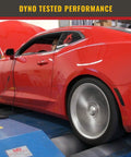 DYNO TESTED PERFORMANCE, Modular Intake Tube Kit For Stock Air Box Or Performance Air Filter, installs on red coupe