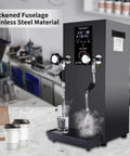 Barista Grade Four In One Commercial Milk Frother 2500W 110V with automatic steam, tea infusion, water boil LED display, cafe machine